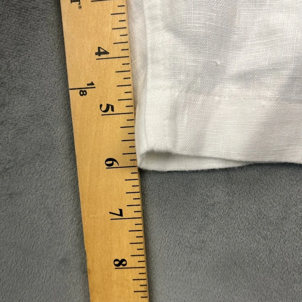 Polo Ralph Lauren Prepster Shorts L White 100% Linen Classic Fit 6